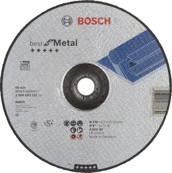 Řezný kotouč Řezný kotouč na kov Bosch 2608603531 230 x 22,2 mm