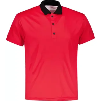 Pánské tričko Pánské funkční triko s límečkem premium ALTISPORT VOJ/ALM050TR05 ČERVENÁ 5XL