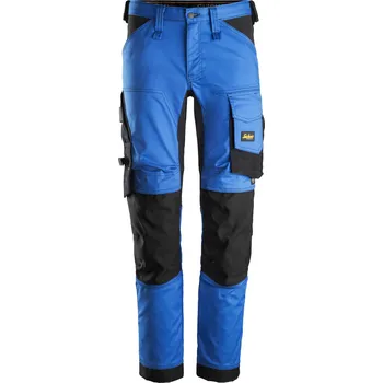 montérky Pracovní kalhoty AllroundWork Stretch modré Snickers Workwear Velikost: 50