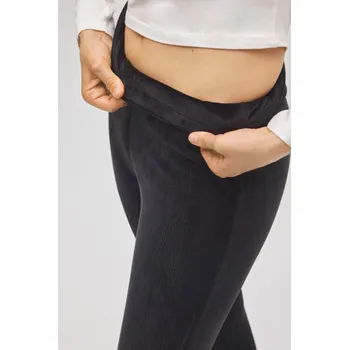 Dámské legíny Velmi teplé legíny s plyšovým fleecem RIFENA Ysabel Mora černé XL