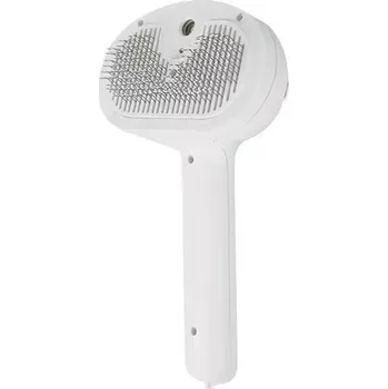 Kartáč pro zvířata TopTechnology Antibakteriální sprejový masážní hřeben pro domácí mazlíčky - modré světlo (bílý)