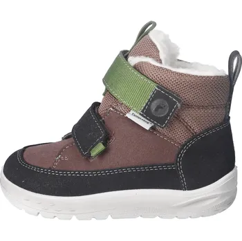 Chlapecká obuv RICOSTA BAREFOOT dětská zimní obuv PEPINO KULUK marone/schwarz Velikost: 34