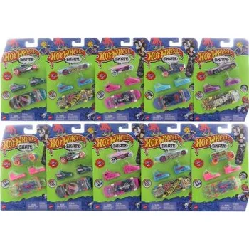 autodráha Hot Wheels skates sběratelská kolekce fingerboard a boty HGT71