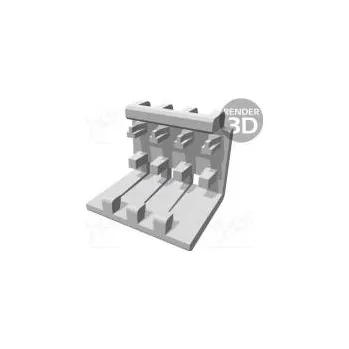 Elektrický konektor Úchyt a ochrana kabelu PIN 4 MTA-100