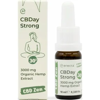 Doplněk stravy Plnospektrální CBD olej od společnosti Enecta s obsahem CBD 30 % a řadou relaxačních kanabinoidů a terpenů.