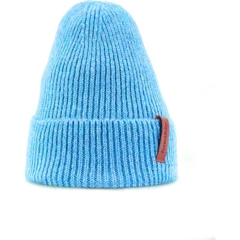 Čepice Čepice žebrovaná modrá