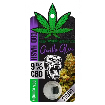 CBD Euphoria CBD Hash 9% Gorrila Glue 1 g