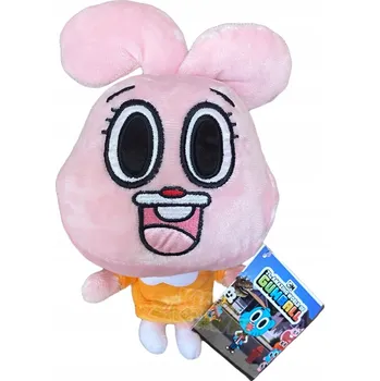 plyšák ANAIS PLYŠOVÁ HRAČKA 20 CM ÚŽASNÝ SVĚT GUMBALLA RŮŽOVÝ KRÁLÍK GUMBALL