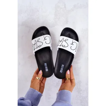 Dámská obuv Dámské moderní pantofle Big Star - černá/bílá Velikost: 39