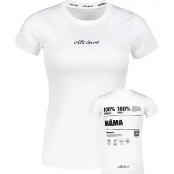 Dámské tričko Dámské funkční triko premium ALTISPORT MÁMA VOJ/ALW092TR01 BÍLÁ XXXL
