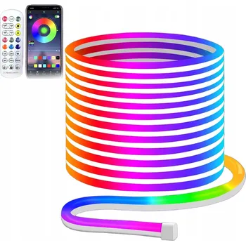 LED osvětlení LED RGB pásek 5m LED diody 5050 Lišta 24V BAREVNÝ S DÁLKOVÝM OVLADAČEM + APLIKACE