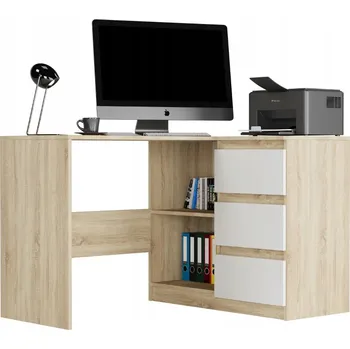 Psací stůl Obdélníkový psací stůl Framire 112 x 87 x 76 cm, dub sonoma