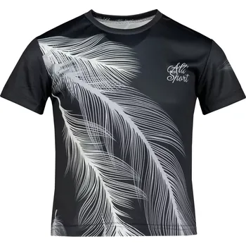 Chlapecké tričko Dětské funkční triko premium ALTISPORT VOJ/ALK001TR01 ČERNÁ/ŠEDÁ 122