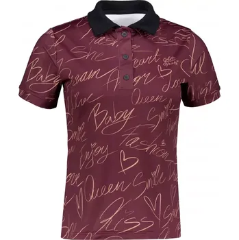 Dámské tričko Dámské funkční tričko s límečkem premium ALTISPORT VOJ/ALW084TR05 HNĚDÁ XXL