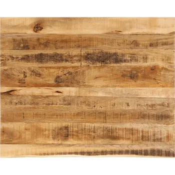 Obývací pokoj vidaXL Stolní deska 100x80x3,8 cm živá hrana hrubé mangovníkové dřevo [370412] Barva: Přírodní
