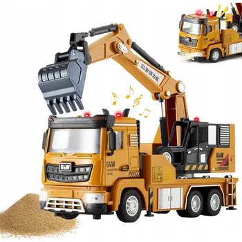 autíčko Hračky ve tvaru stavebních vozidel