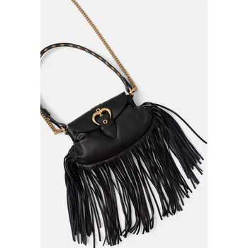 Kožená kabelka Pinko 102802.A1W8 černá 99X, vel. ONE SIZE