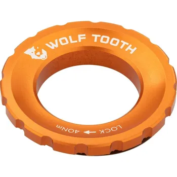 Brzda na kolo Matice kotouče WOLF TOOTH Centerlock Rotor oranžová