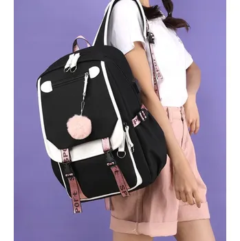 Školní batoh Školní batoh vícekomorový Home Design 2023 černý 45 l