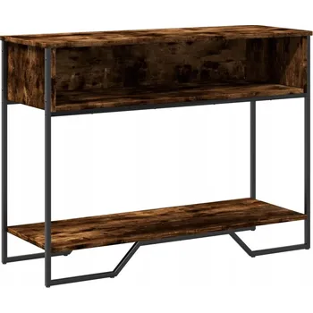 Konferenční stolek Konzolový stolek Classic Oak 100x35x74,5 cm, barva dub