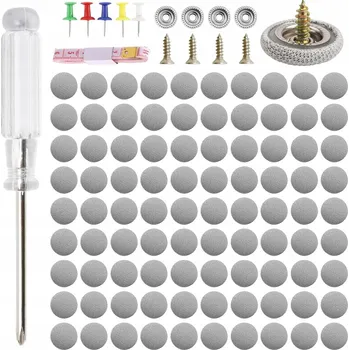 Vrták 90 ks Sada na opravu střešního obložení auta, upevnění vnitřní stropní látkou, šedá