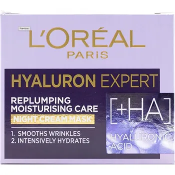 Pleťový krém Hydratační krém na obličej L'Oréal Paris Hyaluron Expert noční 50 ml
