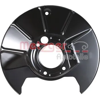 Brzdový systém Ochranný plech proti rozstřikování, brzdový kotouč METZGER 6115487