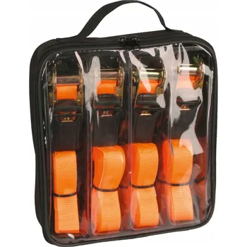 autokoberec Kerbl Sada 4 upevňovacích popruhů s ráčnou, 5 m