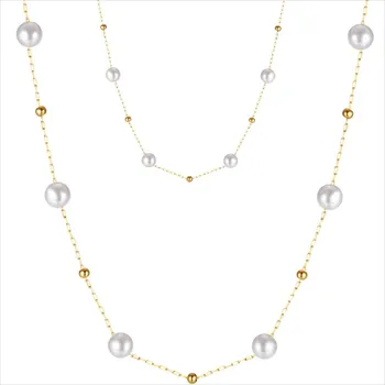 Souprava šperků IZMAEL Set BL 38818 Zlatá/Bílá KP38818