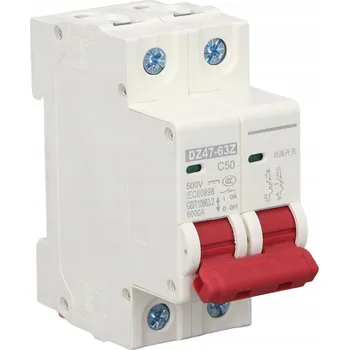 Bezpečnostní kamera JIŠTIČ FOTOVOLTAICKÝ DZ47-63Z C50 DC 500V 50A 2P