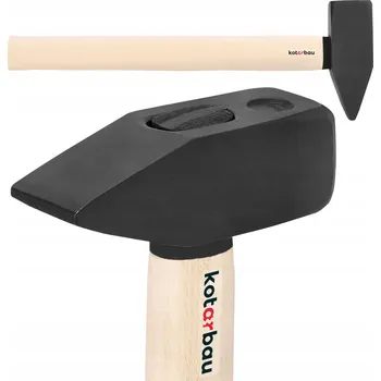 Kladivo KLADIVO ZÁMEČNICKÉ KOVANÉ 3 KG PRO ZATLOUKÁNÍ HŘEBÍKŮ A KOVÁNÍ, DŘEVĚNÁ RUKOJEŤ