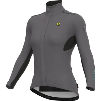 Cyklistická bunda ALÉ Cyklistická zateplená bunda - K-TORNADO 2.0 KLIMATIK - šedá