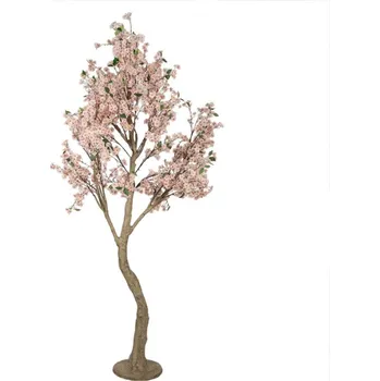 umělá květina Velká umělá rostlina rozkvetlá růžová třešeň – 250 cm + doprava zdarma