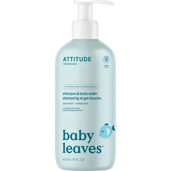 Dětský šampon Dětský šampon a tělové mýdlo 2v1 473 ml good night baby leaves
