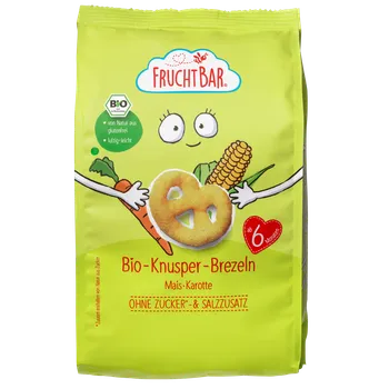 Dětská výživa FRUCHTBAR BIO Preclíky s kukuřicí a mrkví 25 g