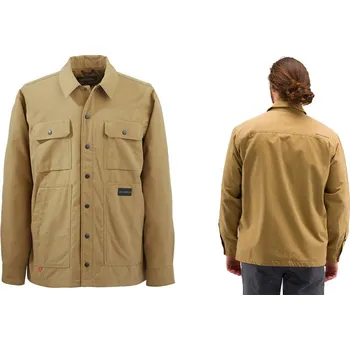 Rybářské oblečení Zateplená košile GRUNDÉNS Jetty Shacket - Antique Bronze - Vel. L