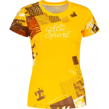 Dámské funkční triko premium ALTISPORT VOJ/ALW009TR01 ŽLUTÁ XL