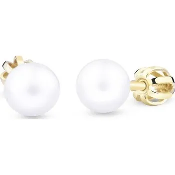 Náušnice Leru Perlové náušnice 5,5-6 mm šroubek
