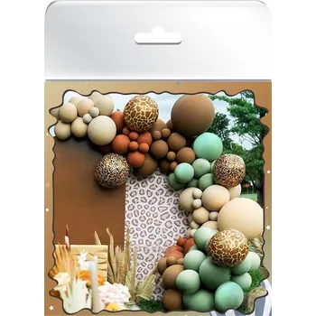 Balónek Balónková girlanda Dekorativní záclona na narozeninovou oslavu, sada balónků