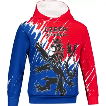 Chlapecká mikina Dětská funkční mikina premium ALTISPORT VOJ/ALK036MI01 ČERVENÁ/MODRÁ 110