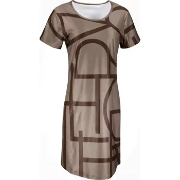 Dámské tričko Dámské prodloužené triko premium ALTISPORT VOJ/ALW085SAT02 TMAVĚ HNĚDÁ XS