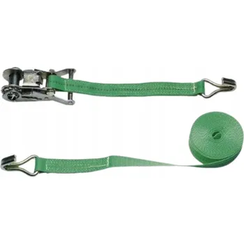 Upínací popruh Upínací popruh s ráčnou 2dílný zelený 6 m 25 mm nosnost 1,5 t Kerbl