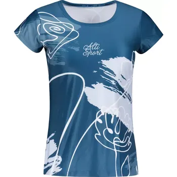 Dámské volnočasové triko premium ALTISPORT VOJ/ALW120TR06 TMAVĚ MODRÁ XS
