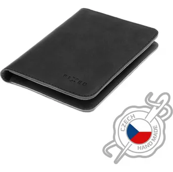 Peněženka Kožená peněženka FIXED Passport, velikost cestovního pasu, černá