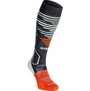 Pánské ponožky Lyžařské Ponožky Bridgedale Ski Lt Merino P Pattern - grph/sag 48