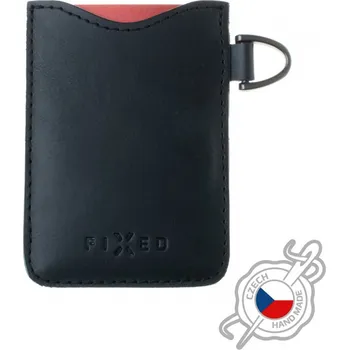 Kožené pouzdro na karty FIXED Cards, černé