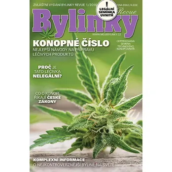 Časopis Zvláštní vydání Bylinky revue celé o konopí, první díl