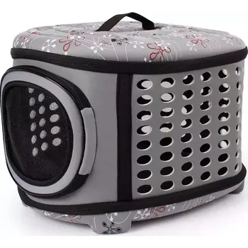 přepravka pro zvíře TopTechnology EVA Přenosná skládací taška pro domácí zvířata (Šedá)