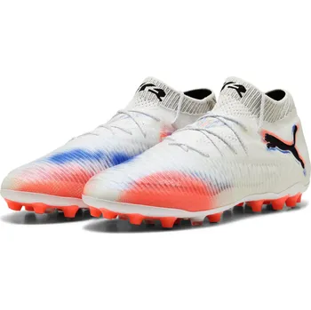 Kopačky PUMA Unisex fotbalové kopačky pro smíšený povrch Future 8 Ultimate Mg PUMA 44 BÍLÁ|ČERNÁ|ČERVENÁ