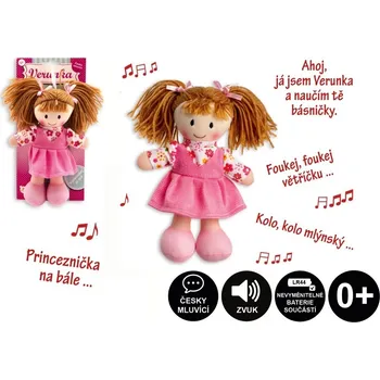 Panenka Panenka Verunka, 20 cm, mluvící
